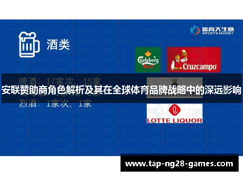 安联赞助商角色解析及其在全球体育品牌战略中的深远影响